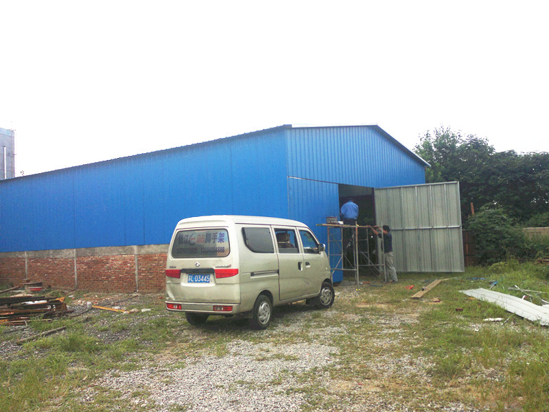 镇江e站脚手架仓库搭建